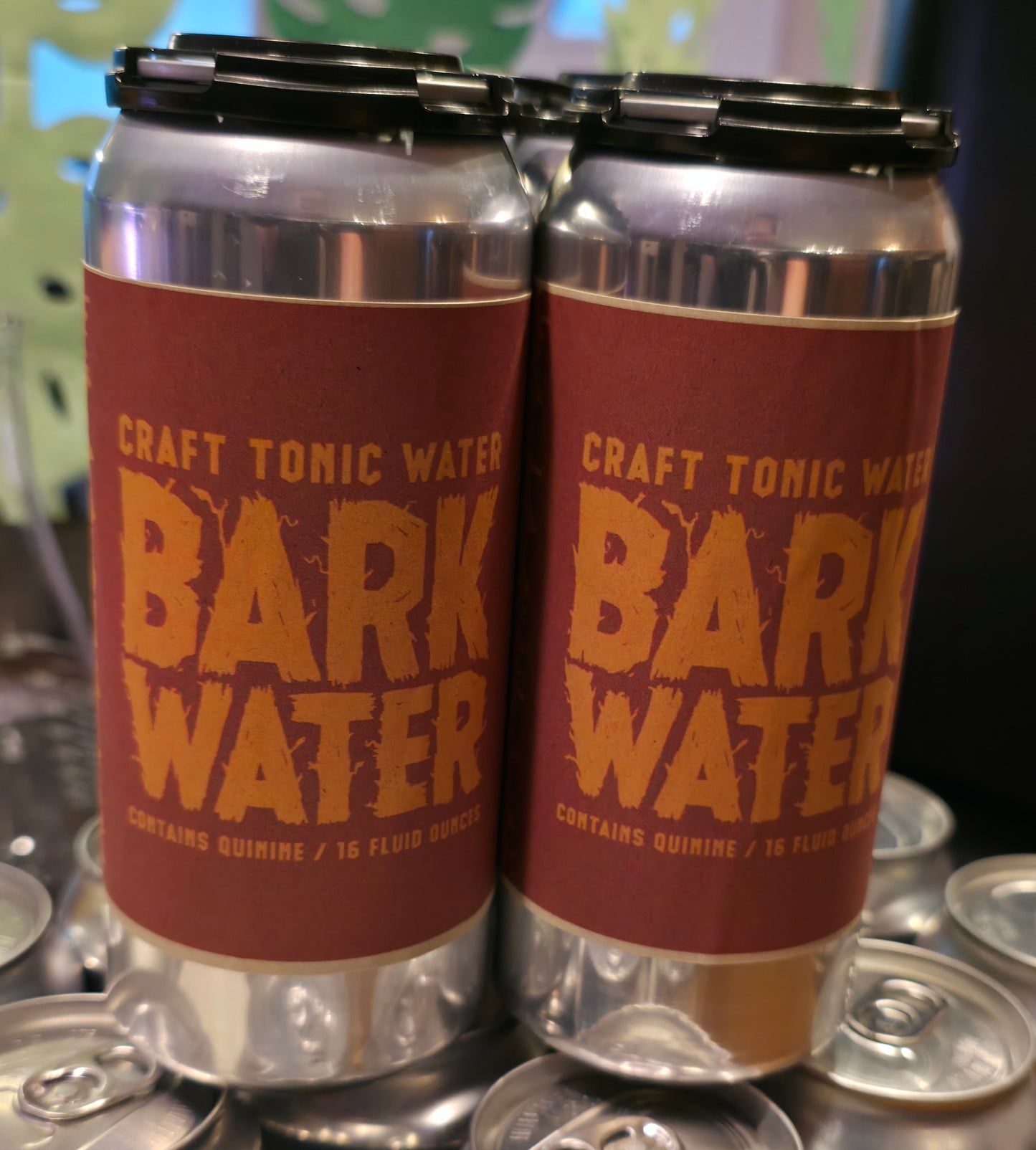 Bark Water™ Tonic Water (4-Pack, 16 oz Cans)